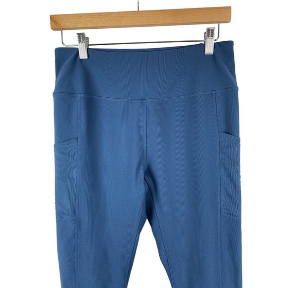 Lululemon Womens Navy Blue High-Waist Leggings With Side Pockets Size M - Picture 3 of 7